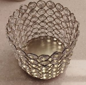 Crystal Bling Vanity Makeup Jewelry Bathroom Organizer Beauty Room